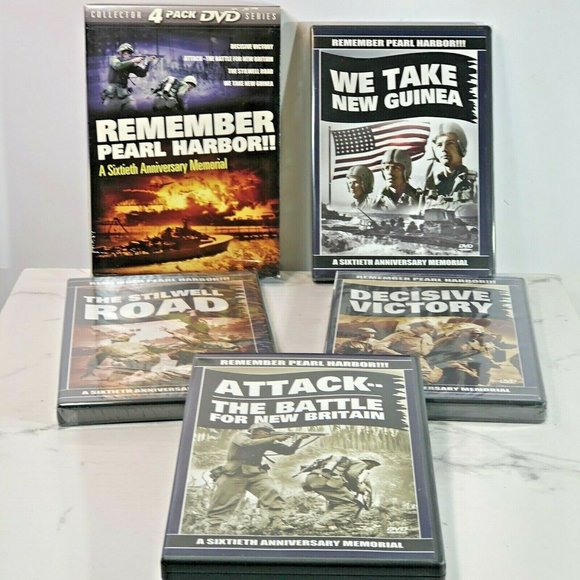 Other - Remember Pearl Harbor Series 4 Disc Box DVD Set